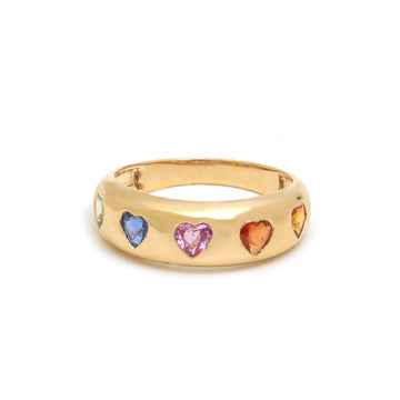 JPRG-4363/10800 Rainbow Sapphire Ring | 14K