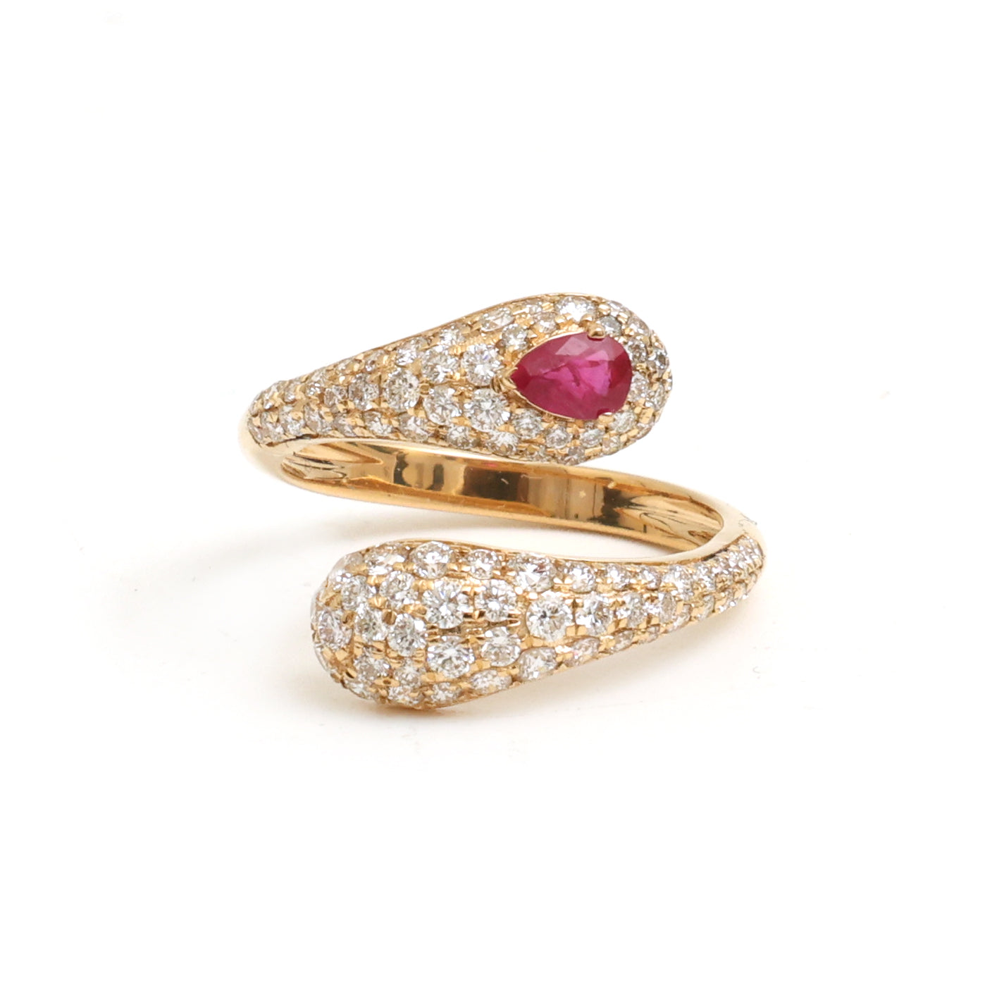 JPRG-4384/10875 Ruby Diamond Ring | 18K