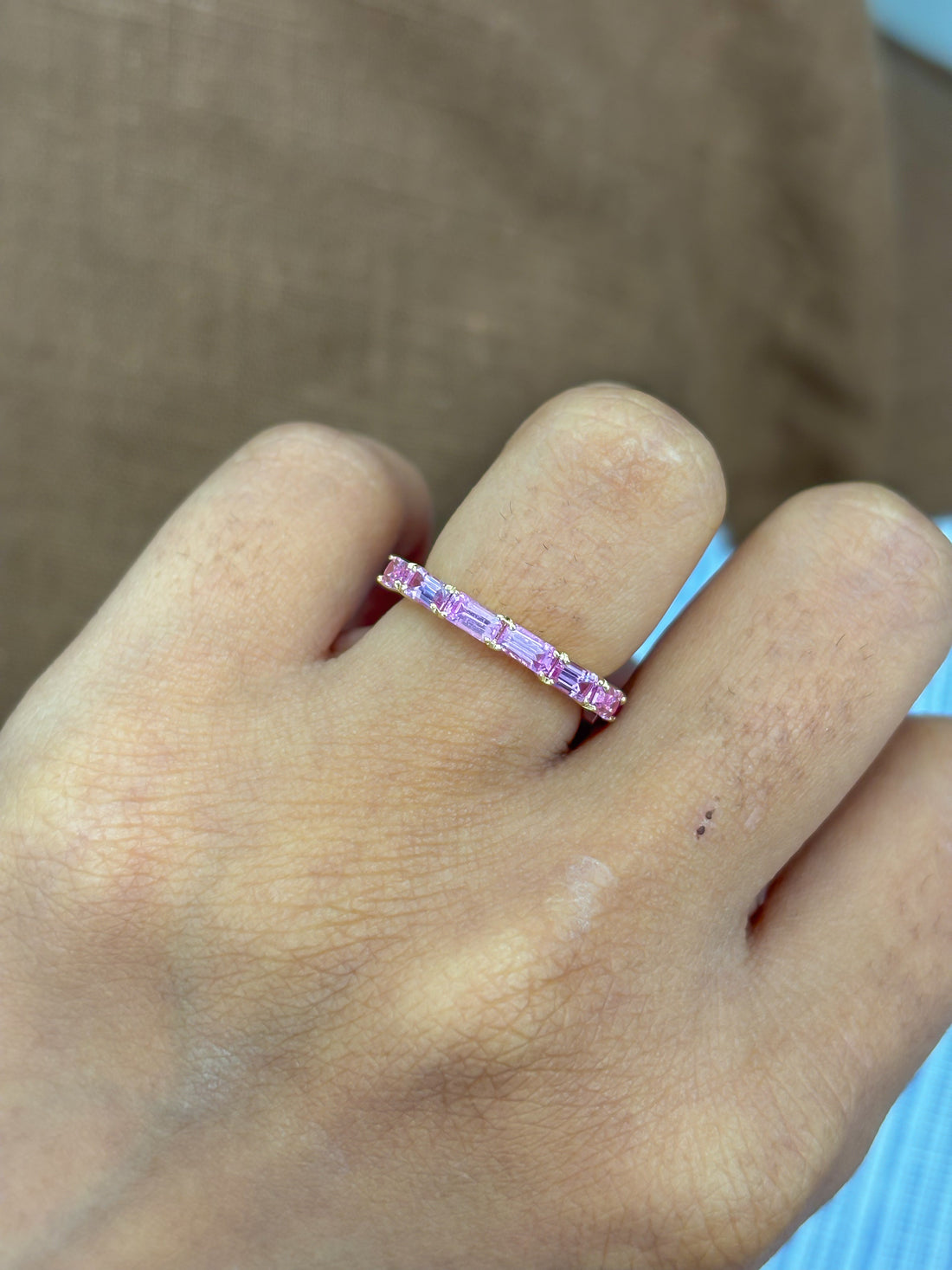 JPRG-4396/10943 Pink Sapphire Ring | 18K