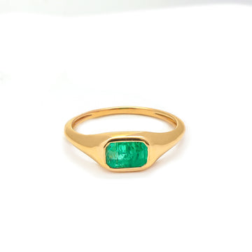 JPRG-4408/11000 Emerald Ring | 18K