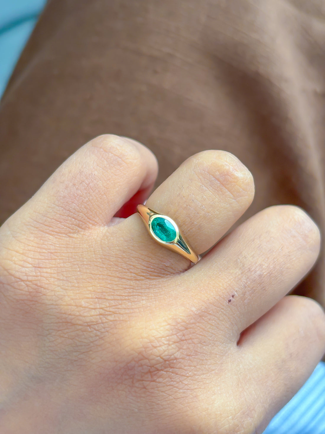 JPRG-4409/11001 Emerald Ring | 14K