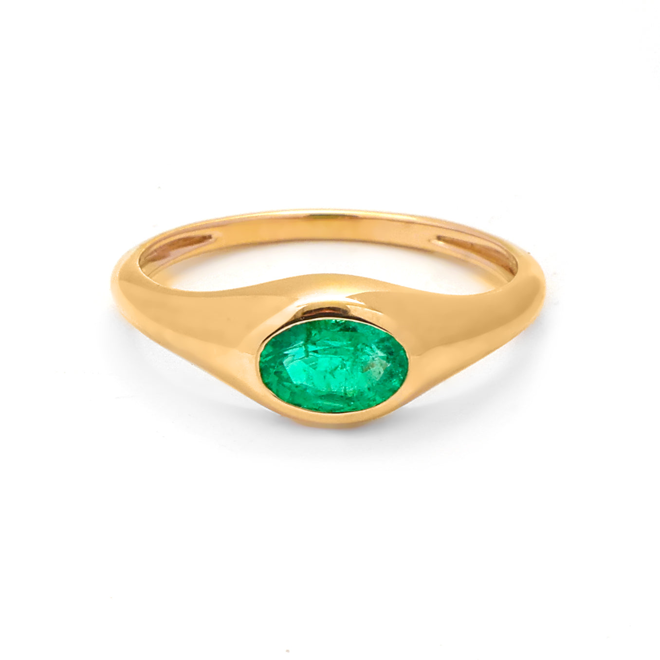 JPRG-4409/11001 Emerald Ring | 14K