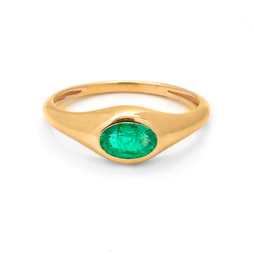 JPRG-4409/11001 Emerald Ring | 14K