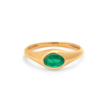 JPRG-4410/11002 Emerald Ring | 14K