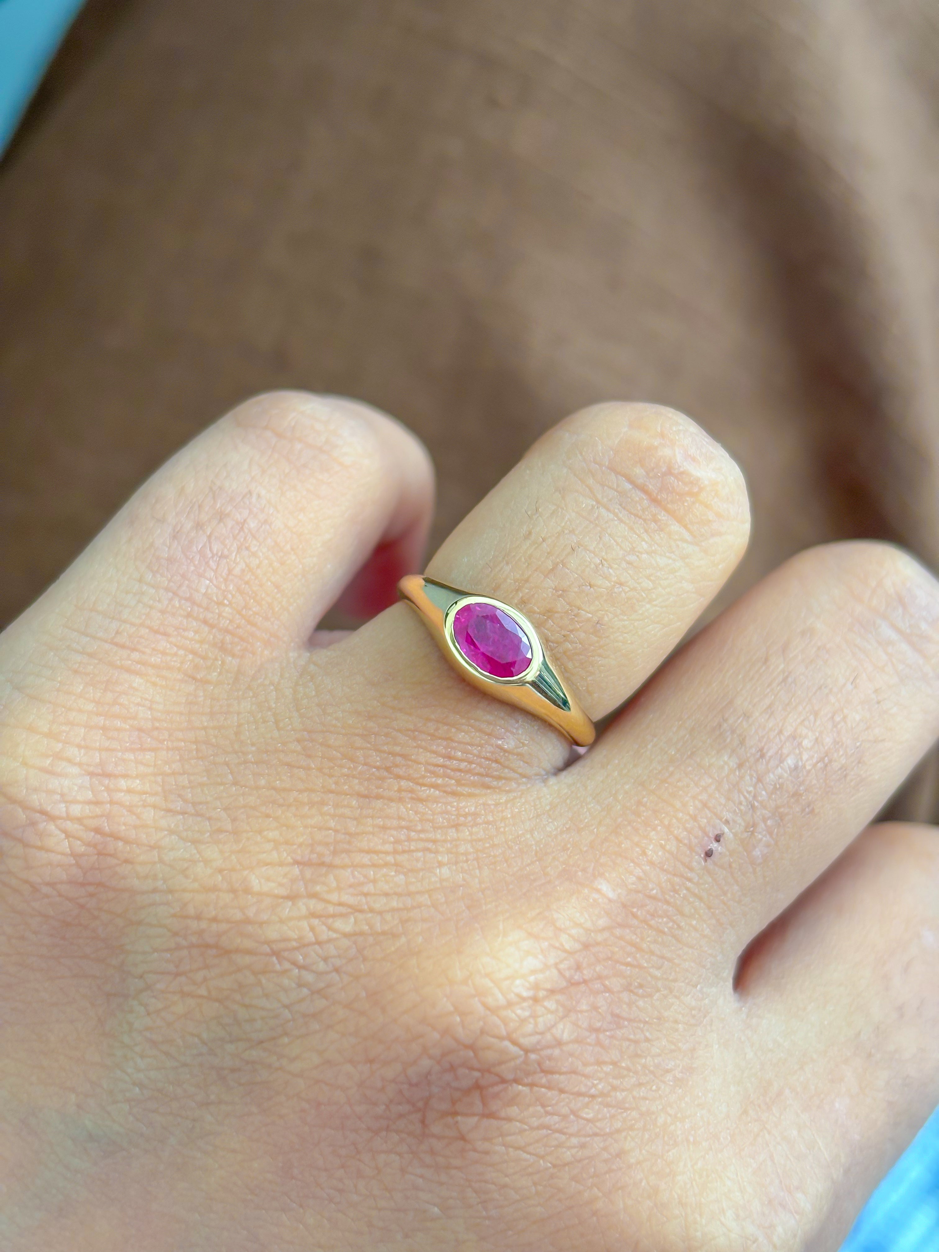JPRG-4412/11004 Ruby Ring | 14K