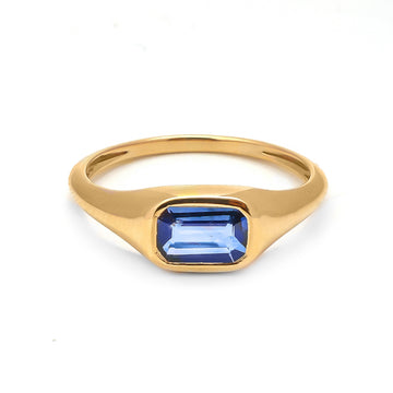 JPRG-4416/11007 Blue Sapphire Ring | 18K