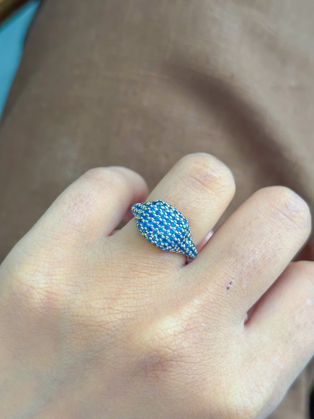 JPRG-4418/11009 Blue Sapphire Ring | 18K