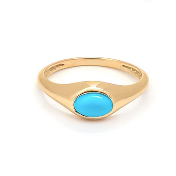 JPRG-4420/11011 Turquoise Ring | 14K