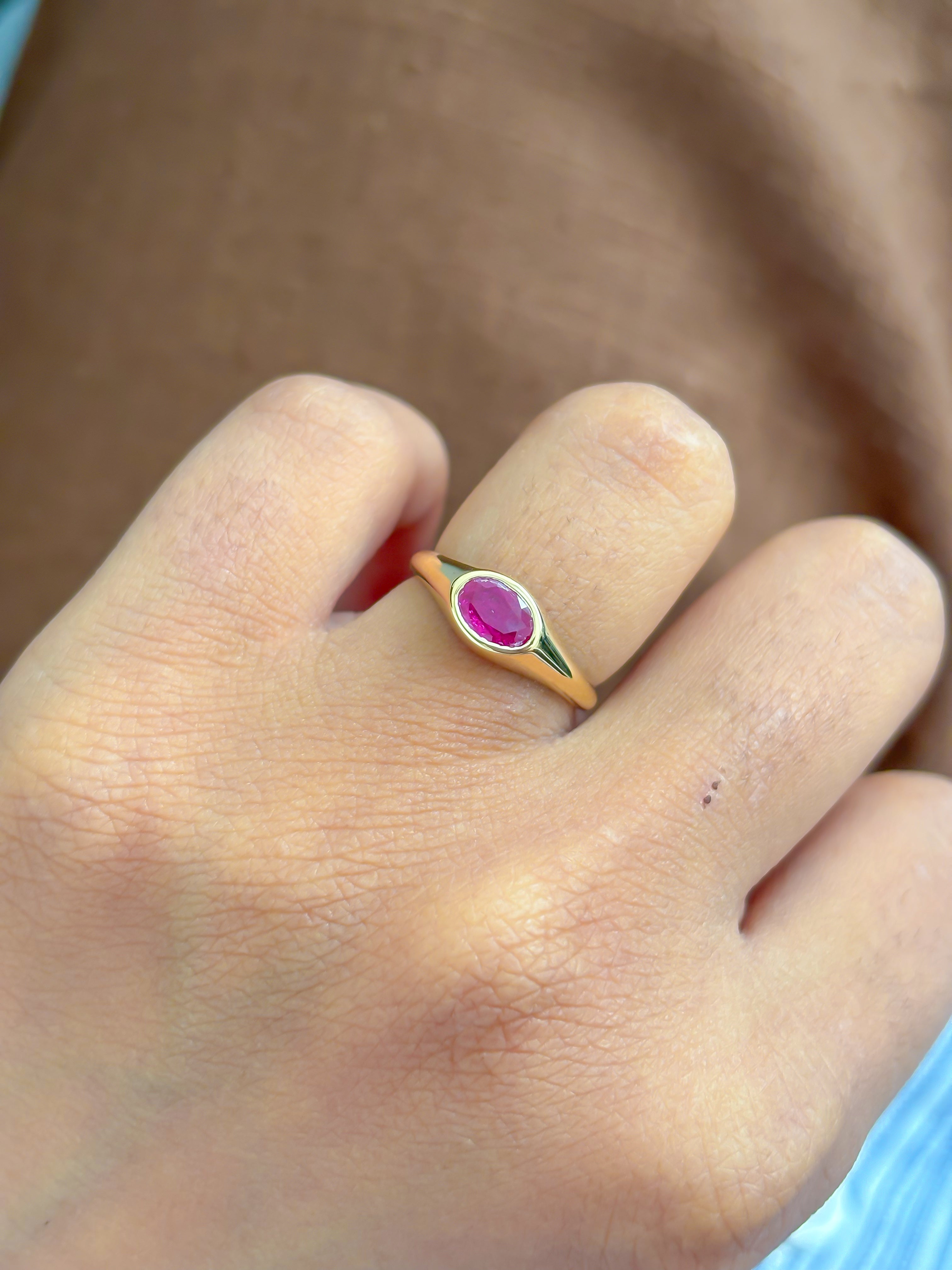 JPRG-4427/11018 Ruby Ring | 14K