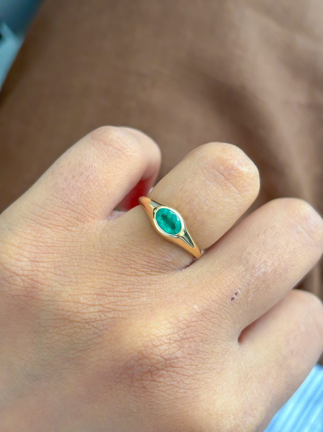 JPRG-4429/11020 Emerald Ring | 14K