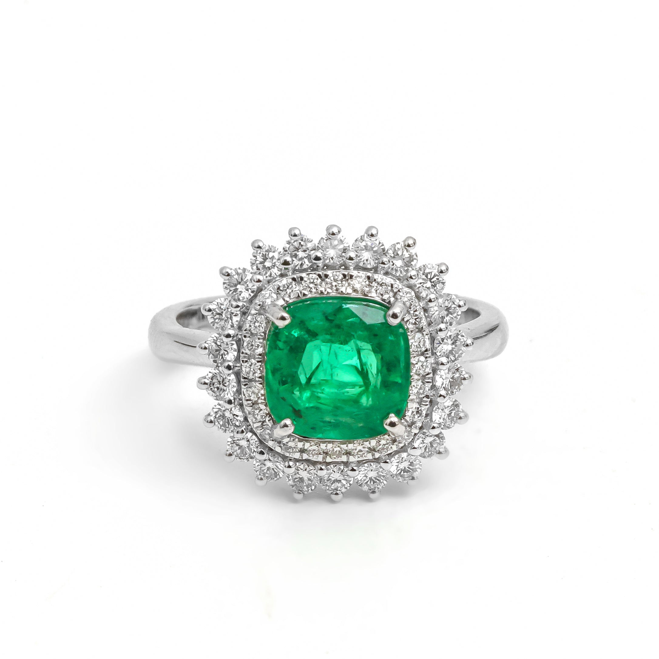 JPRG-4471/11110 Emerald Diamond Ring | 18K