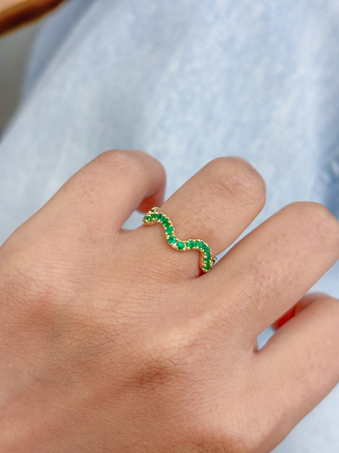 JPRG-4473/11112 Emerald Ring | 18K