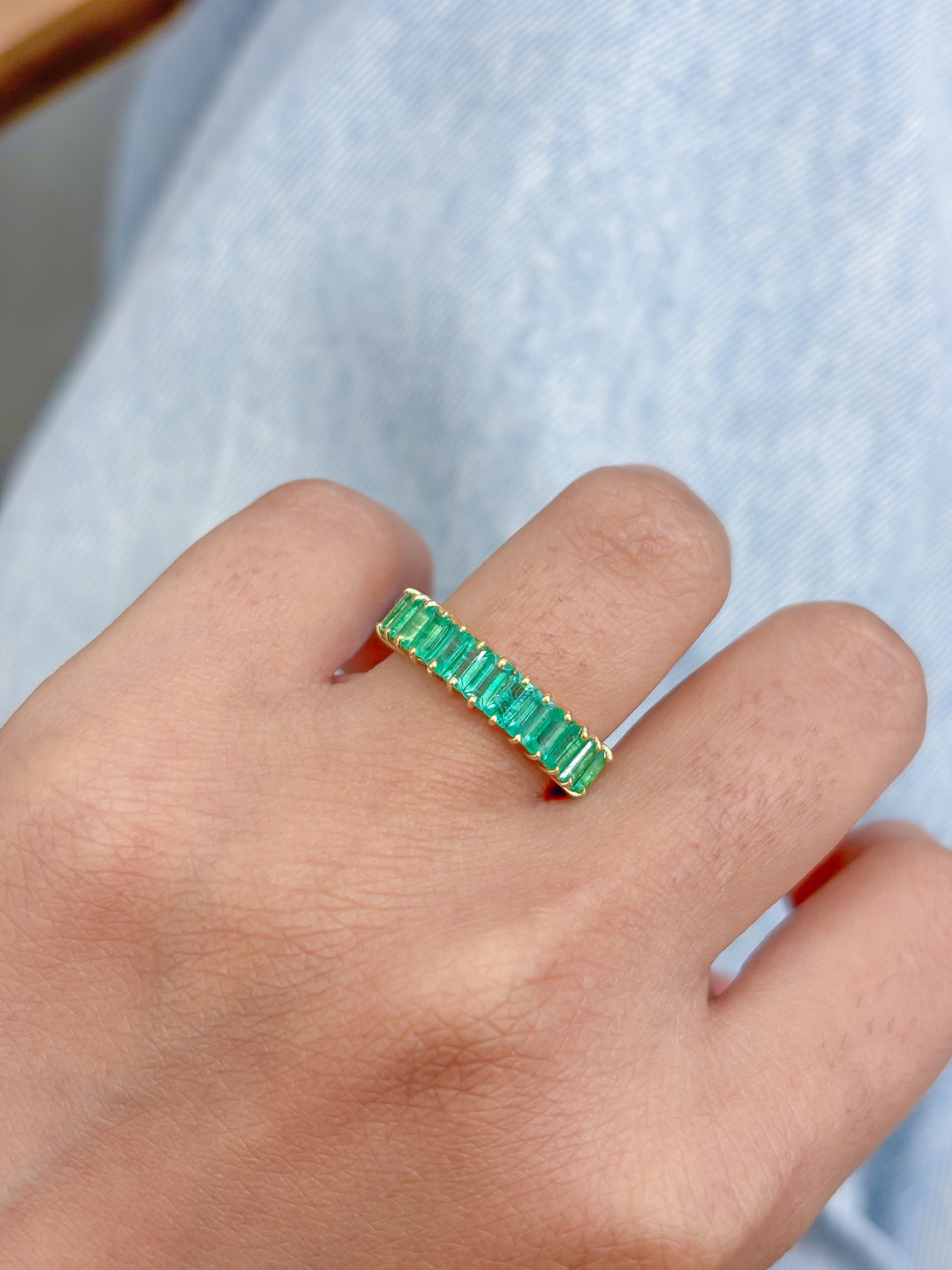 JPRG-4480/11128 Emerald Ring | 18K