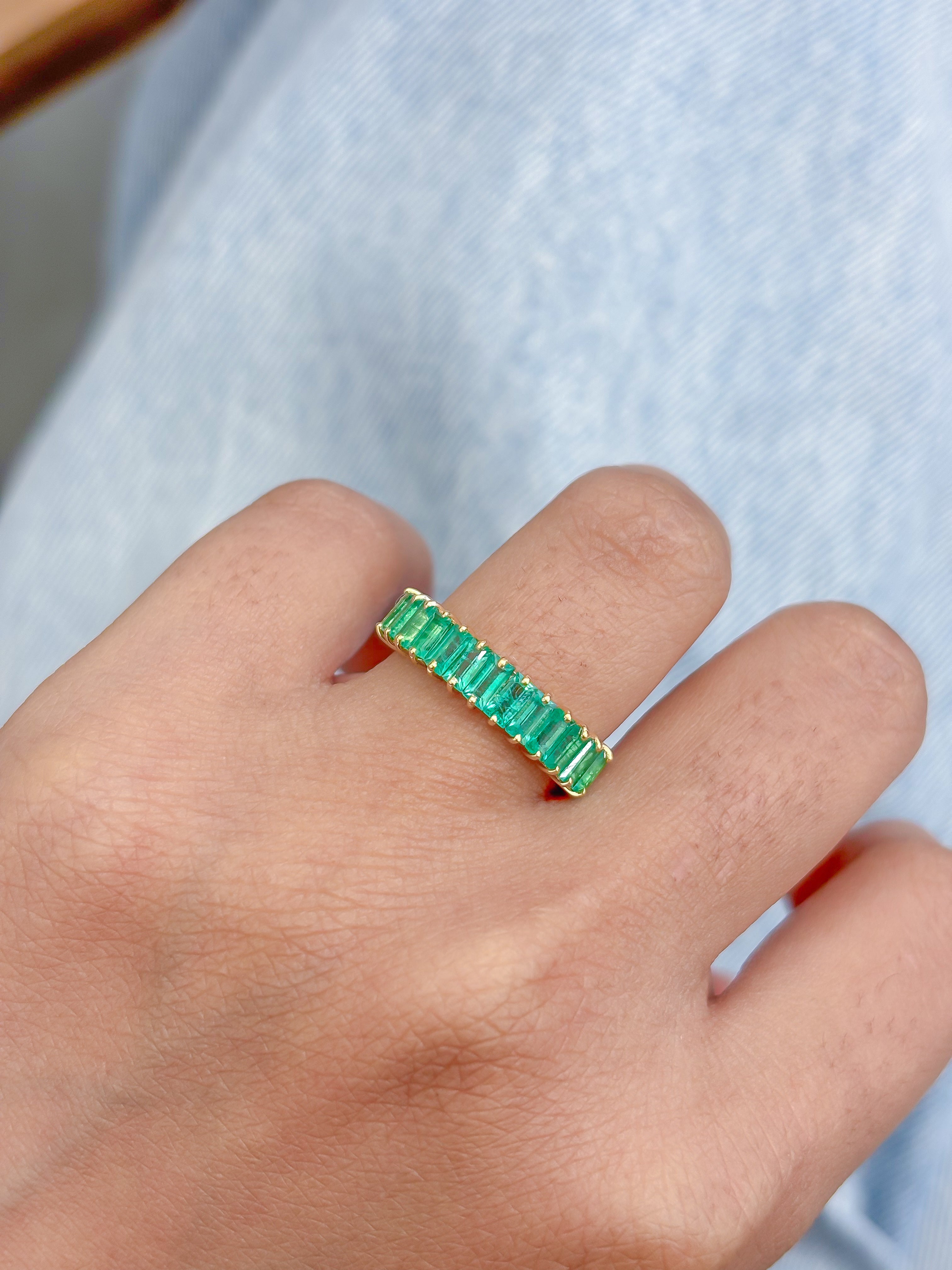 JPRG-4480/11128 Emerald Ring | 18K