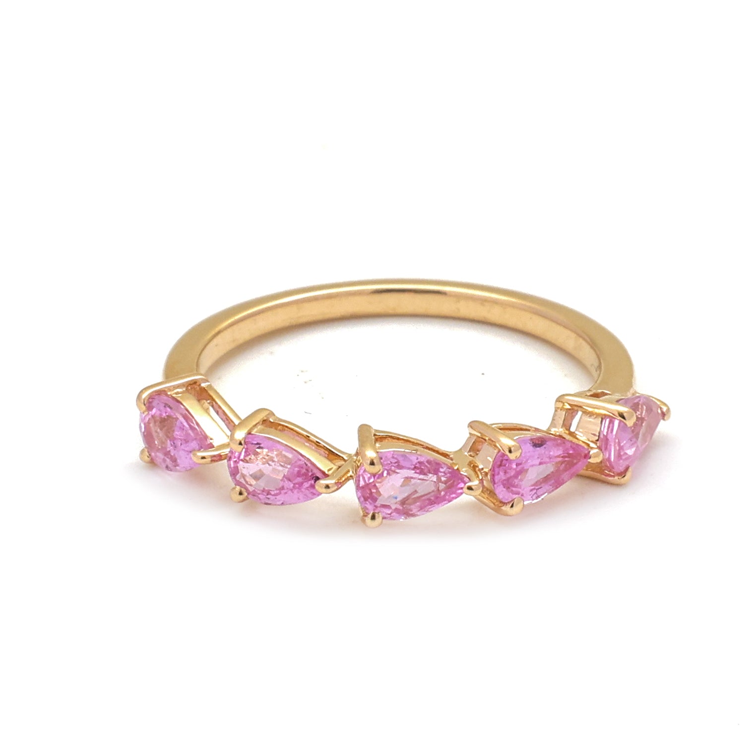 JPRG-4504/11171 Pink Sapphire Ring | 14K