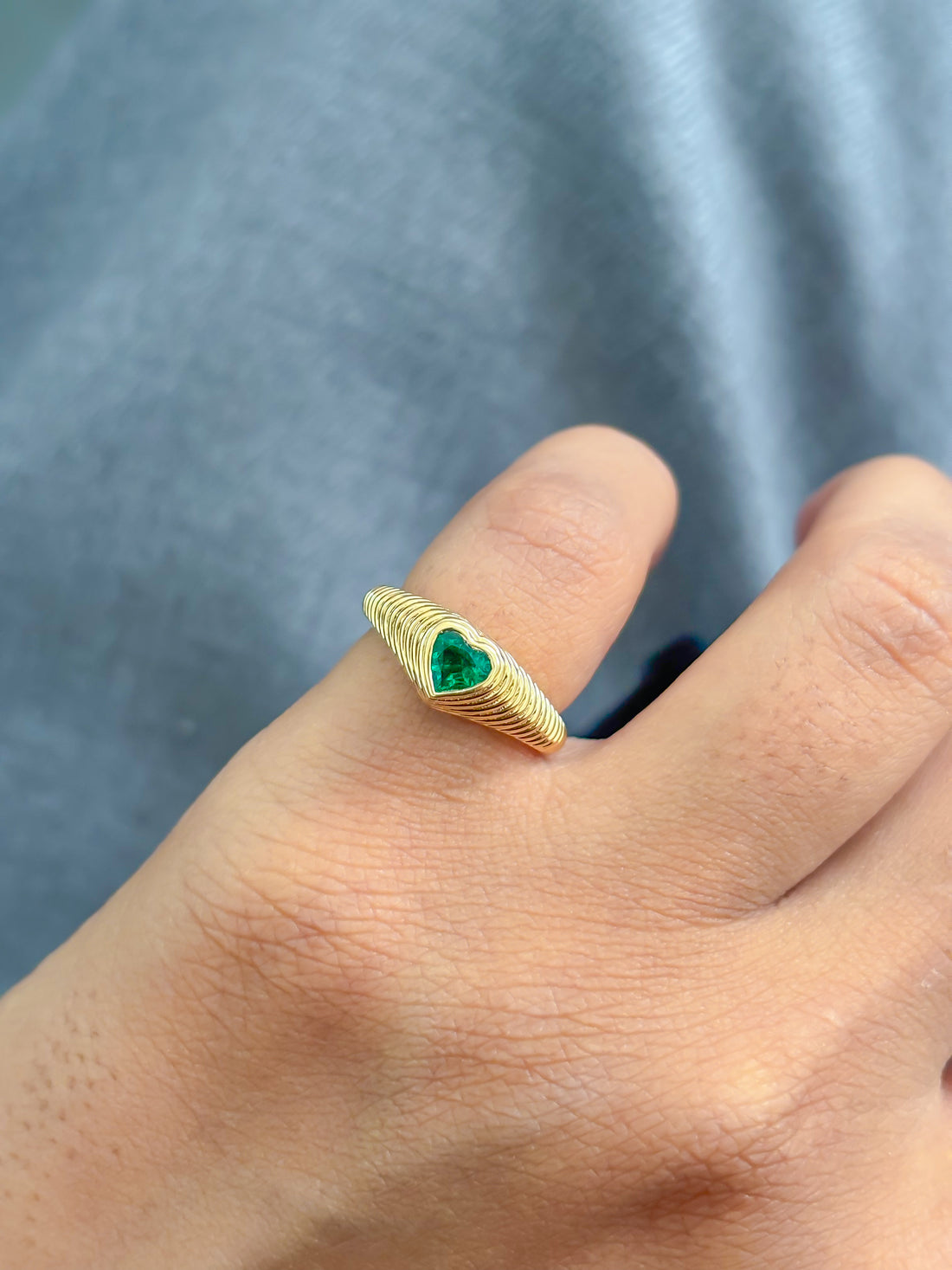 JPRG-4505/11172 Emerald Ring | 18K