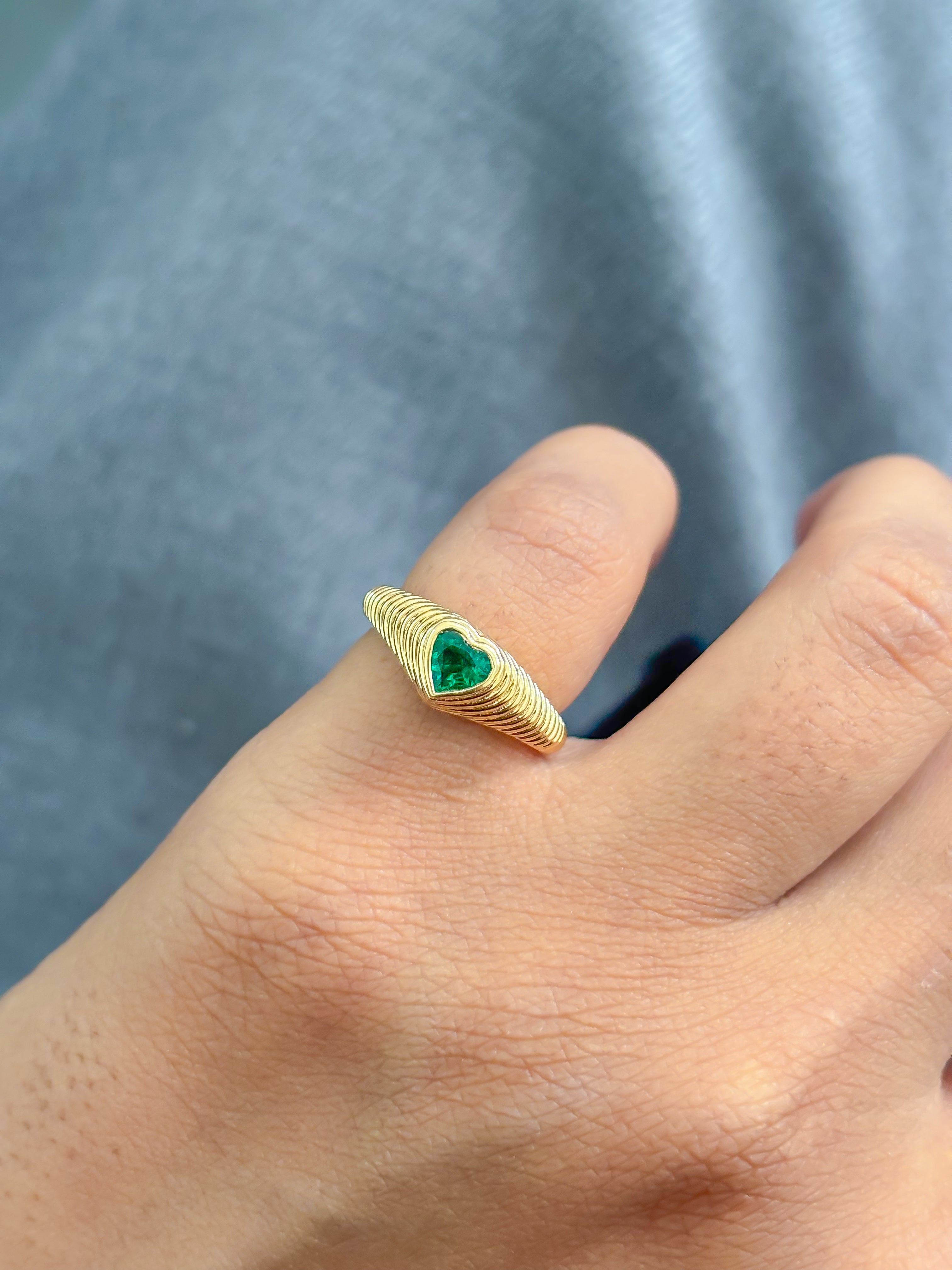 JPRG-4505/11172 Emerald Ring | 18K