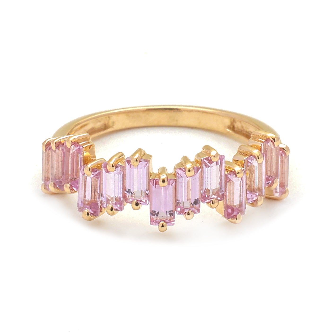 JPRG-4510/11177 Pink Sapphire Ring | 14K