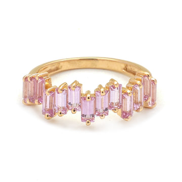 JPRG-4510/11177 Pink Sapphire Ring | 14K