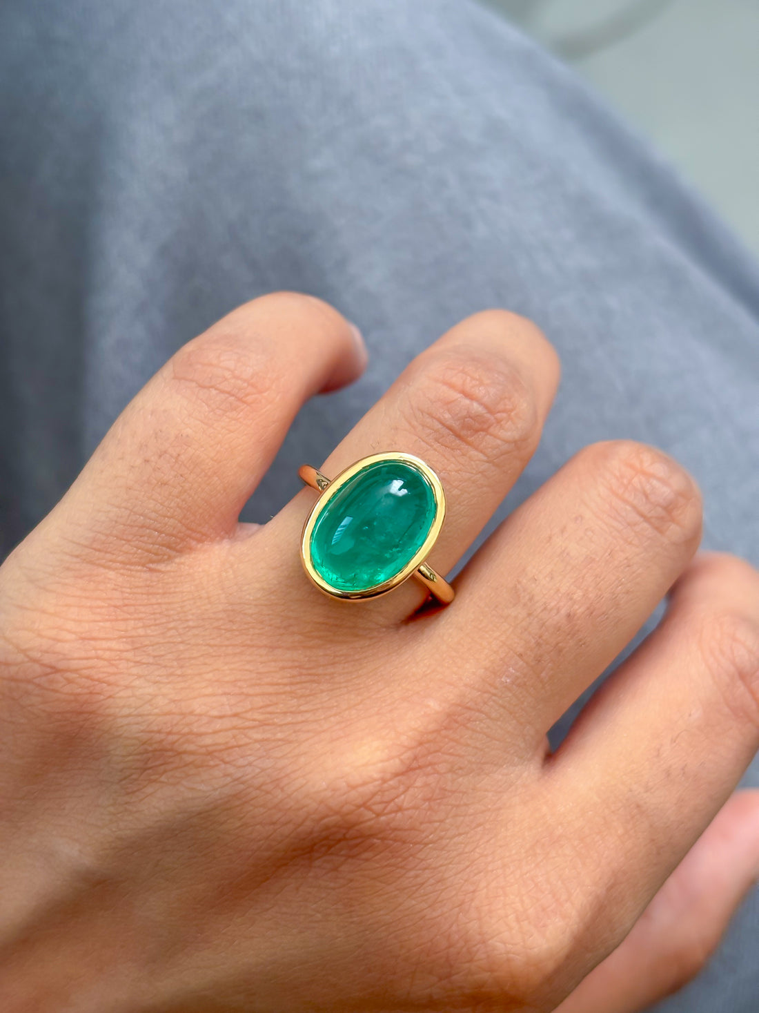 JPRG-4513/11180 Emerald Ring | 18K