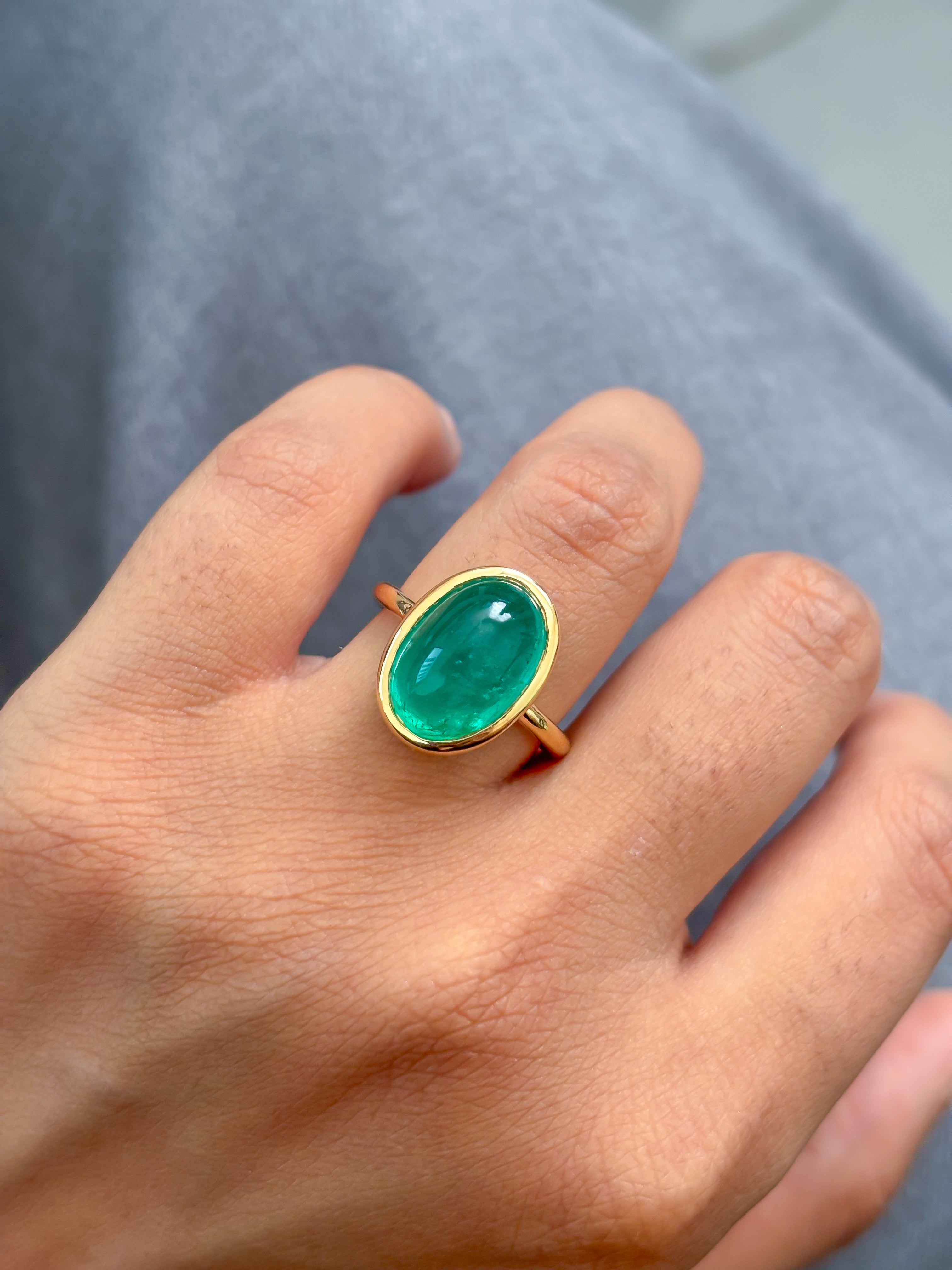 JPRG-4513/11180 Emerald Ring | 18K
