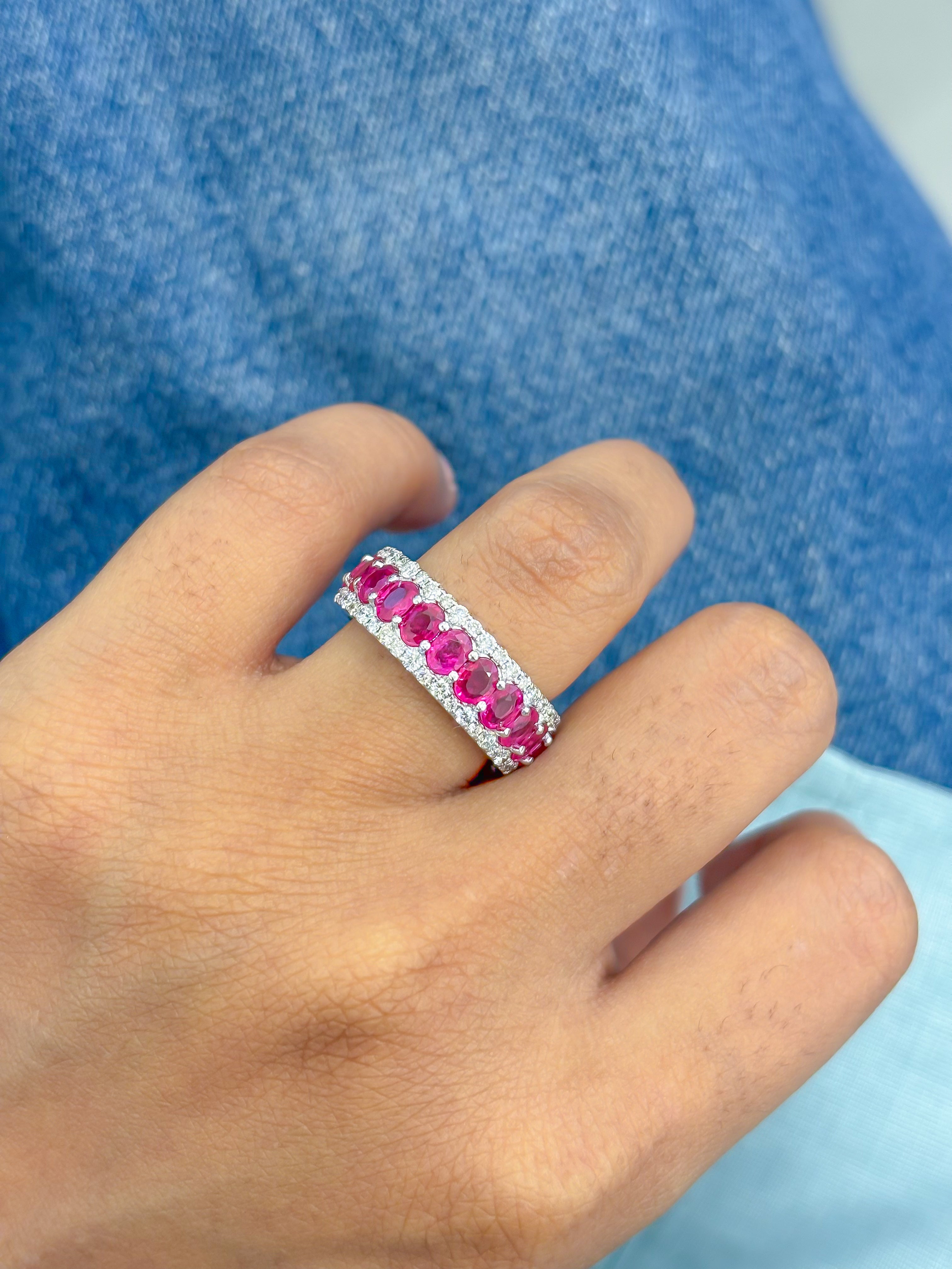 JPRG-4527/11208 Ruby Diamond Ring | 18K