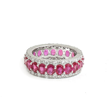 JPRG-4527/11208 Ruby Diamond Ring | 18K