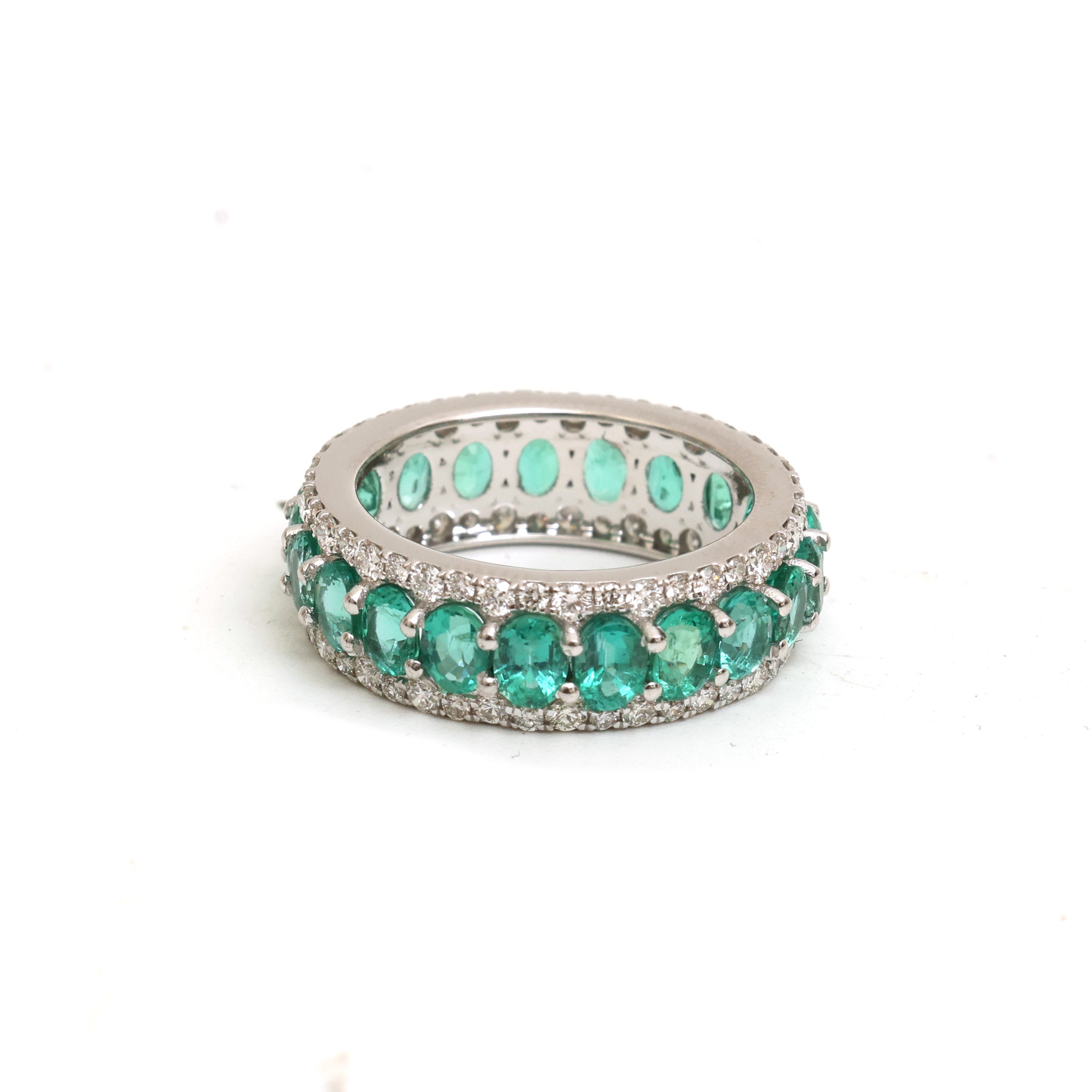 JPRG-4547/11235 Emerald Diamond Ring | 18K