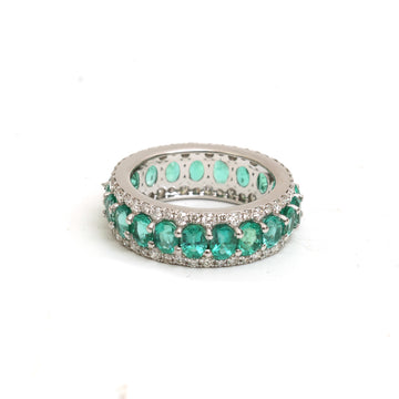 JPRG-4547/11235 Emerald Diamond Ring | 18K