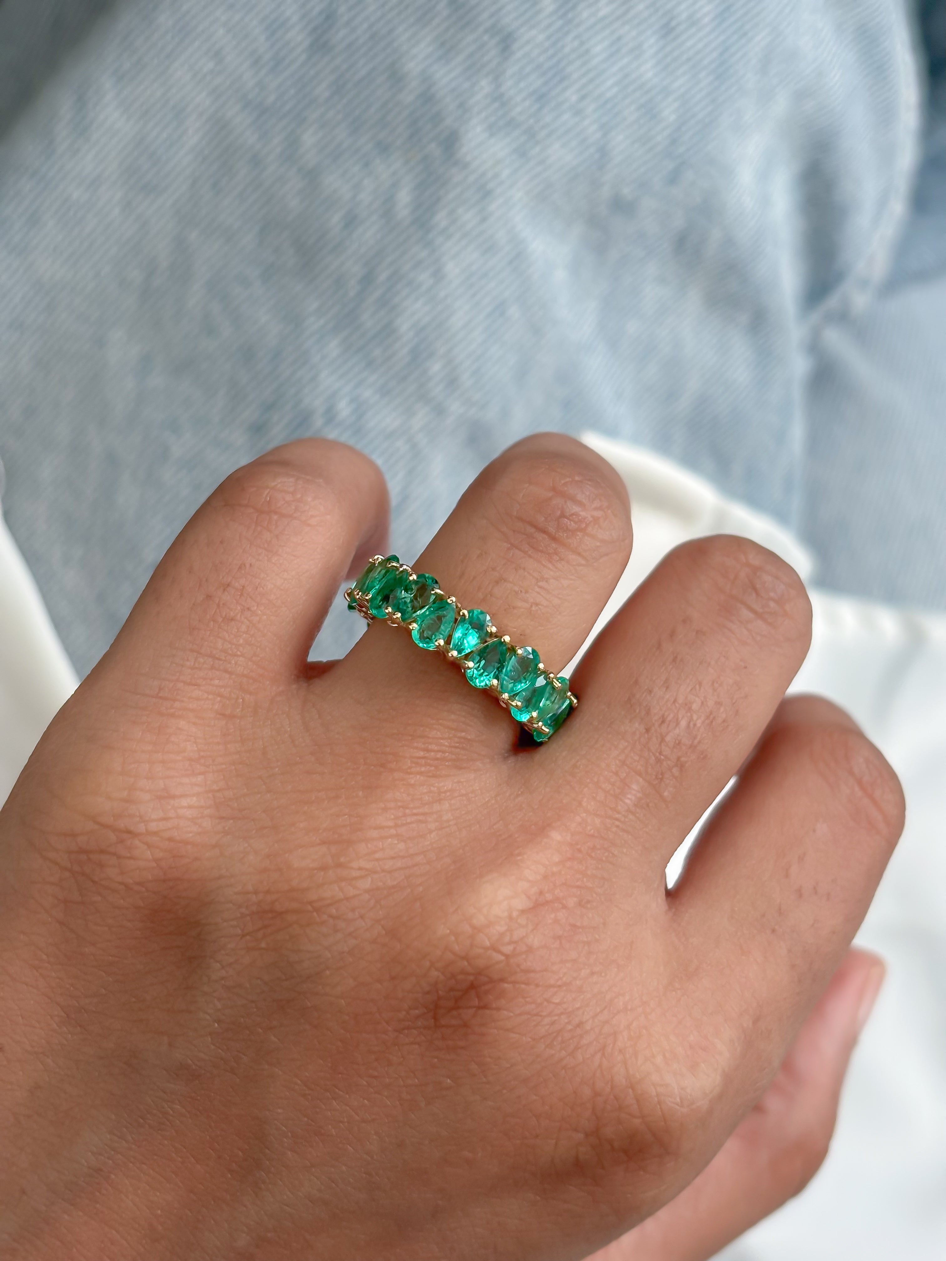 JPRG-4551/11239 Emerald Ring | 14K