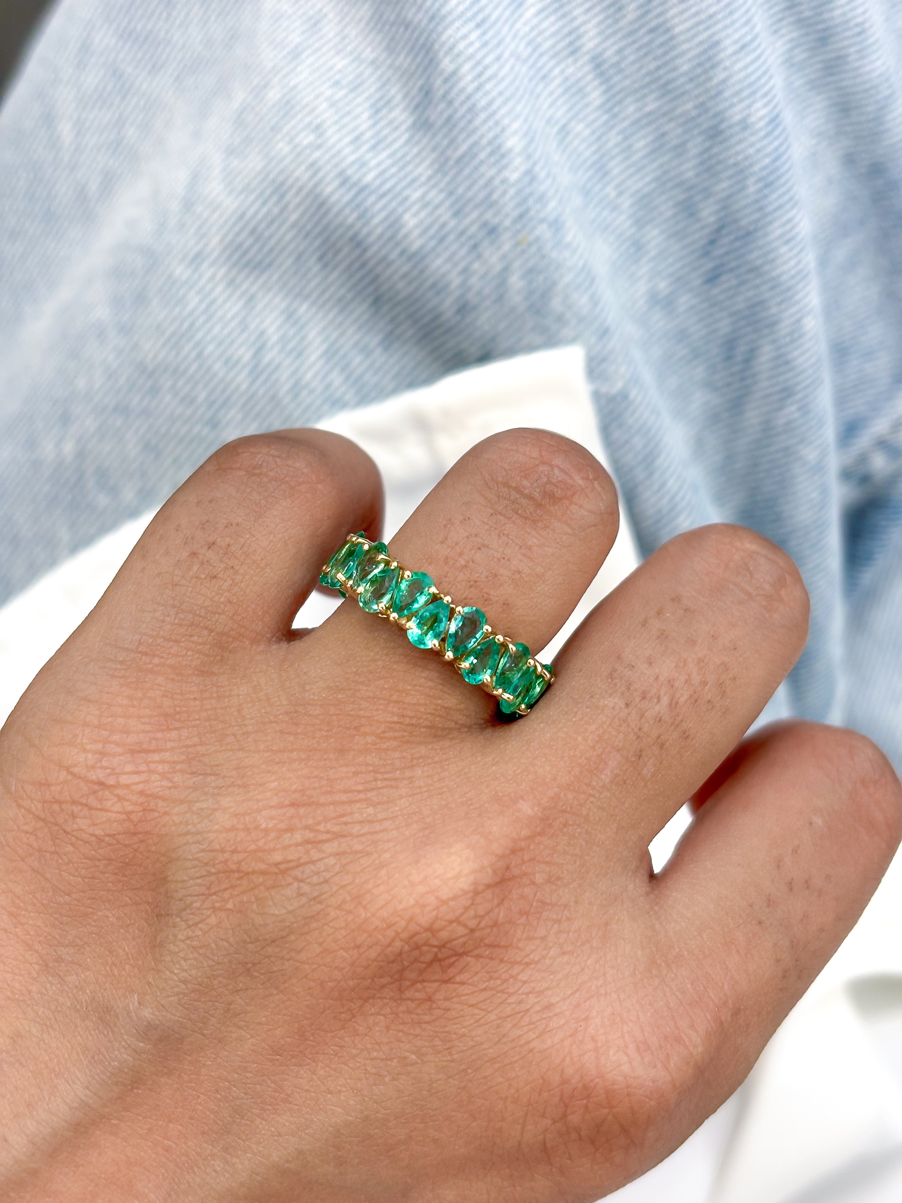 JPRG-4560/11257 Emerald Ring | 14K
