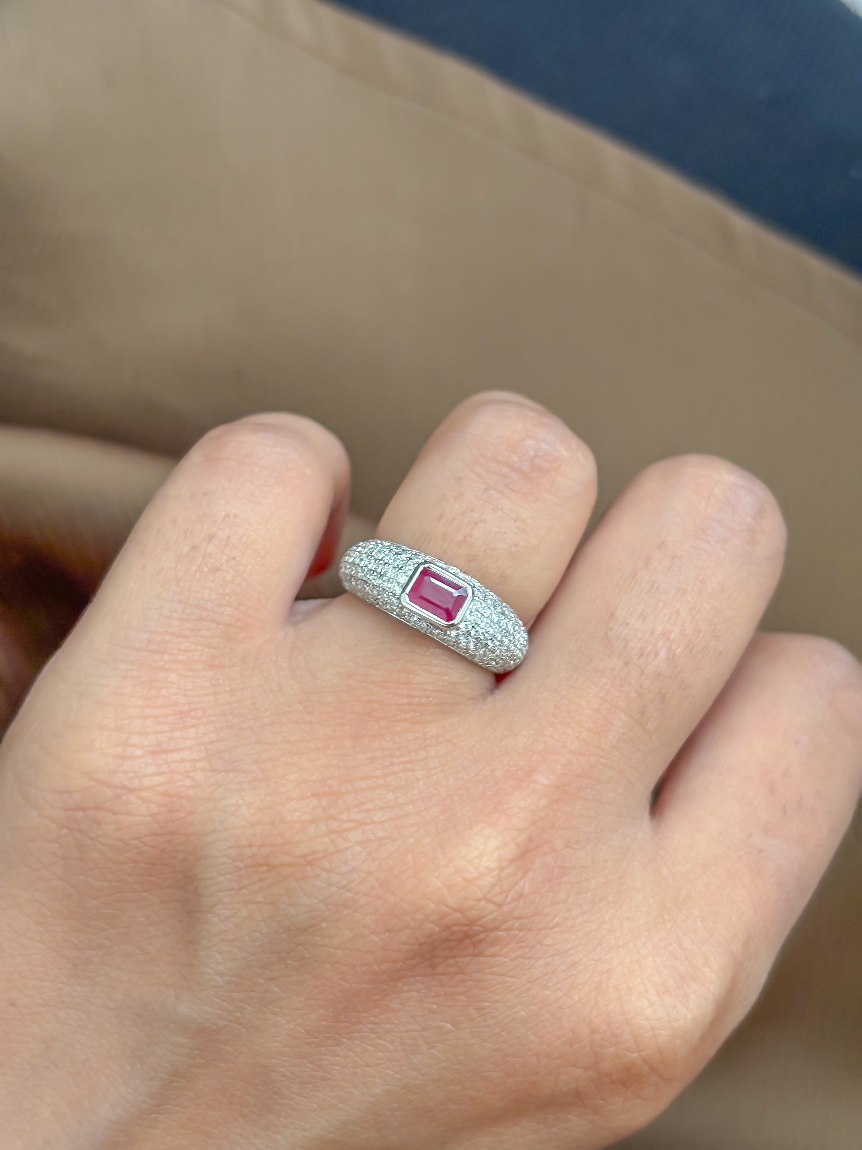 JPRG-4579/11306 Ruby Diamond Ring | 18K