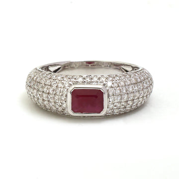 JPRG-4579/11306 Ruby Diamond Ring | 18K