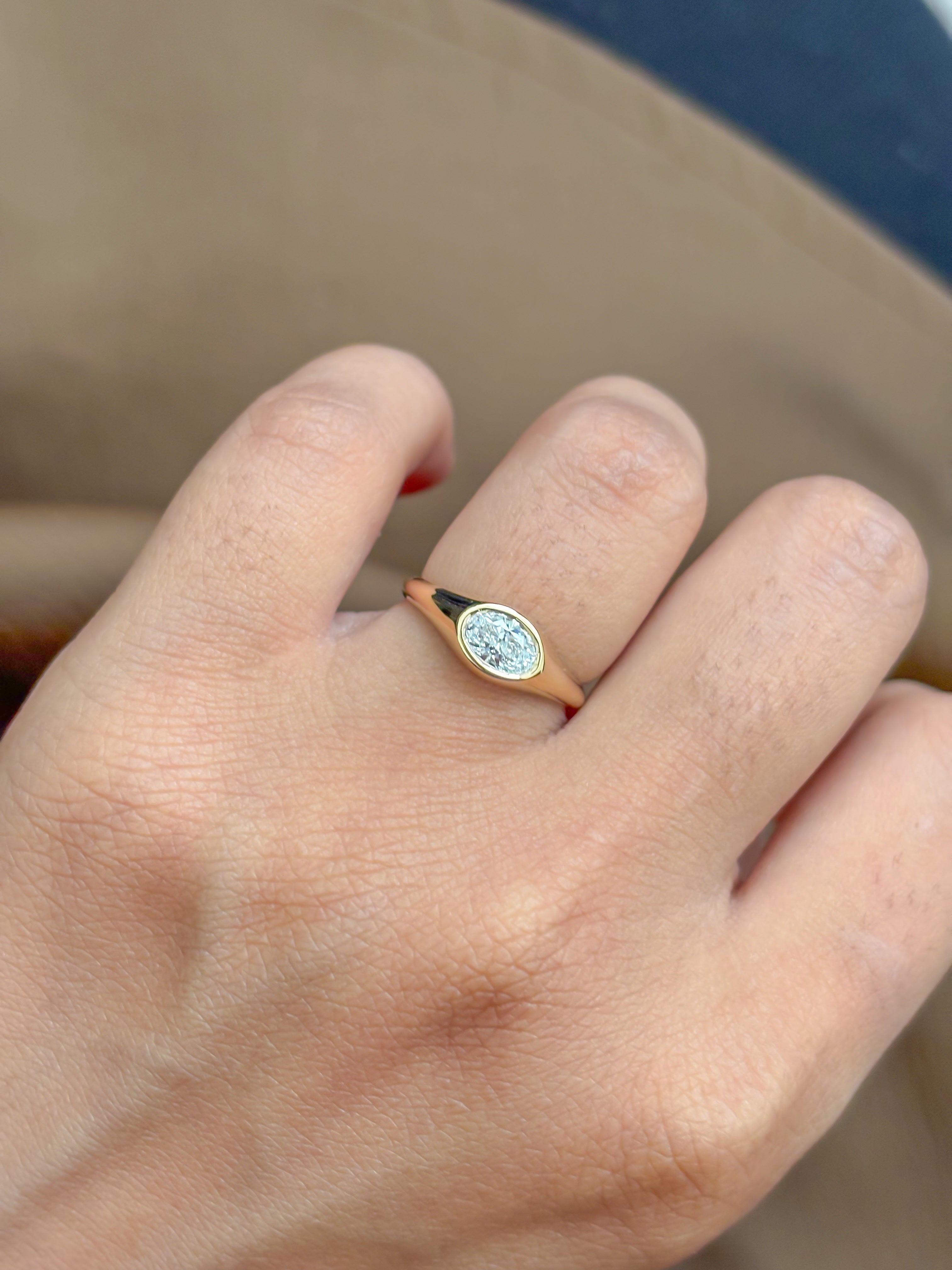 JPRG-4583/11310 Lab Grown Diamond Ring | 14K