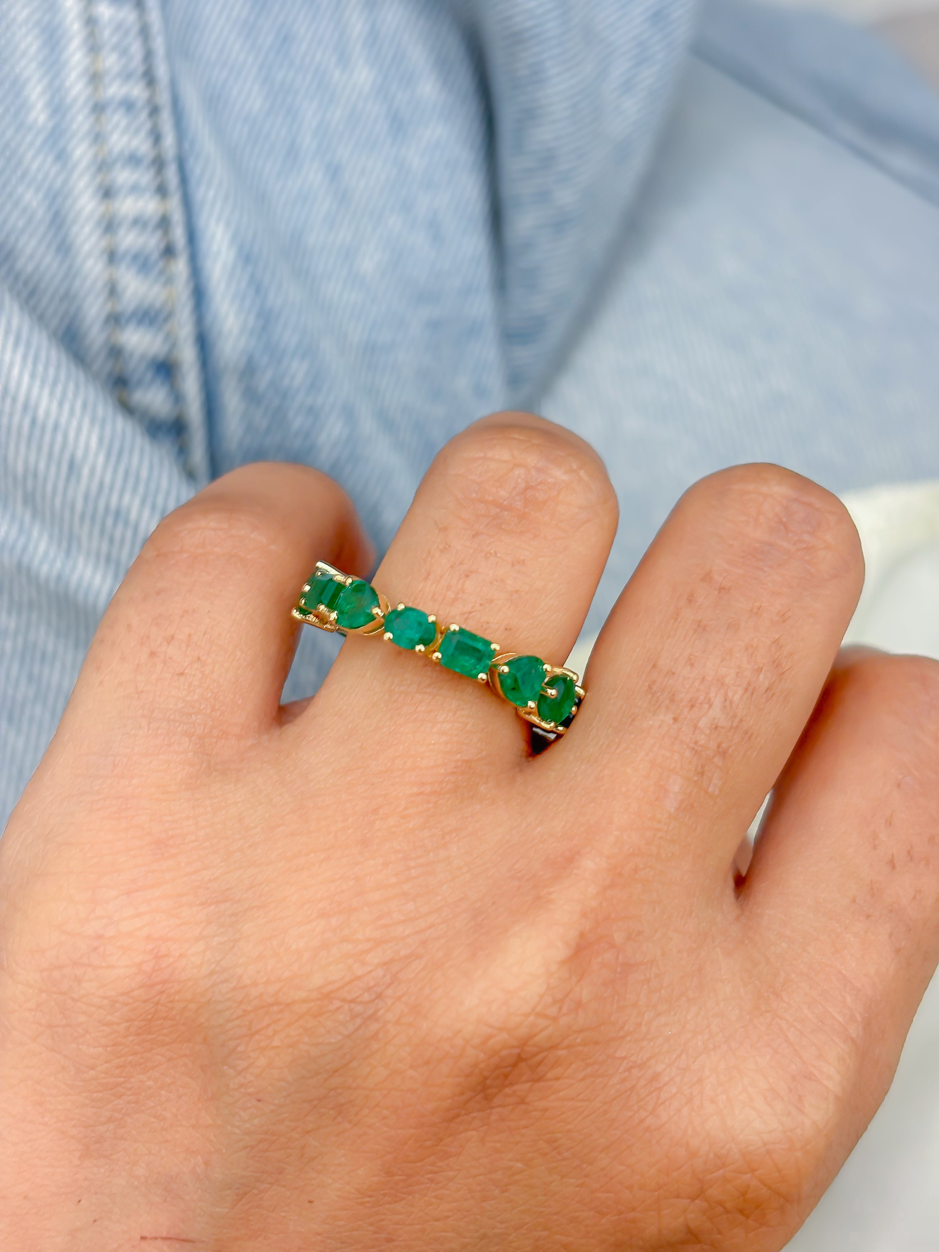 JPRG-4648/11421 Emerald Ring | 18K