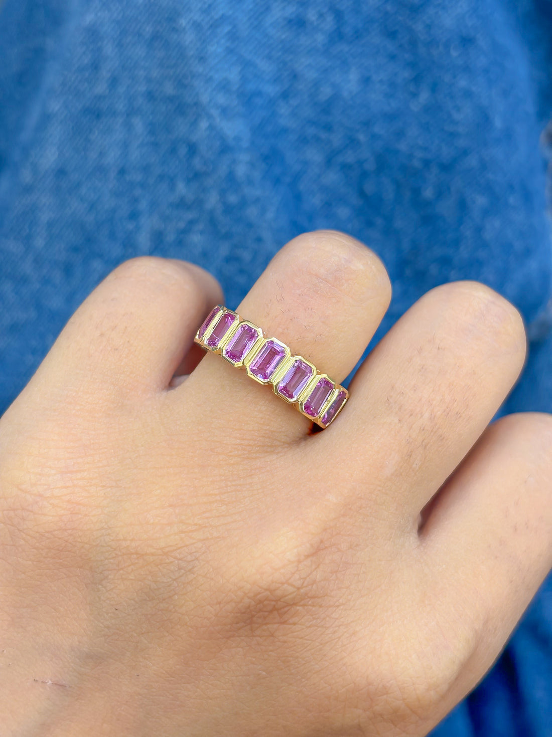 JPRG-4661/11442 Pink Sapphire Ring | 18K