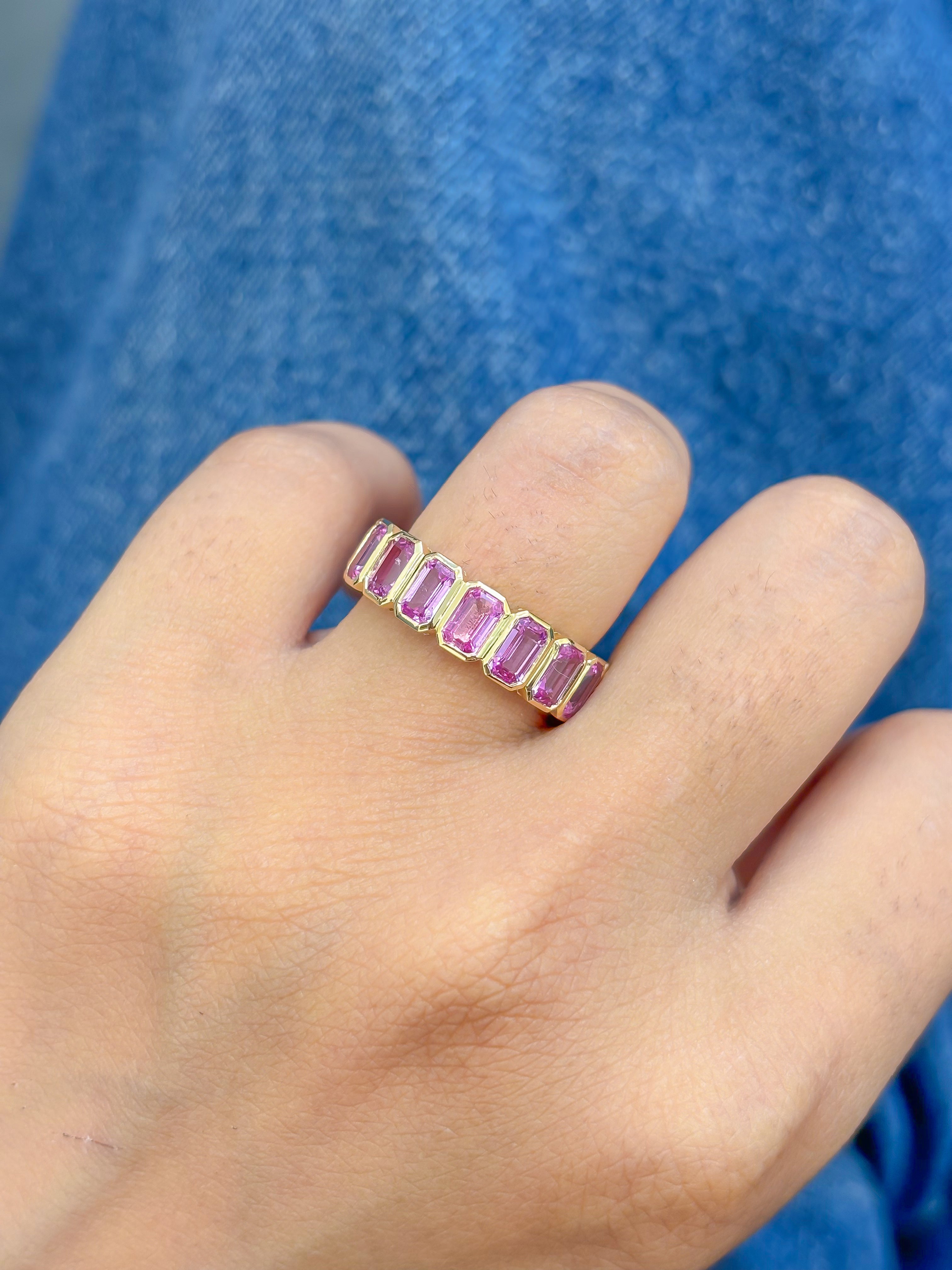 JPRG-4662/11443 Pink Sapphire Ring | 18K