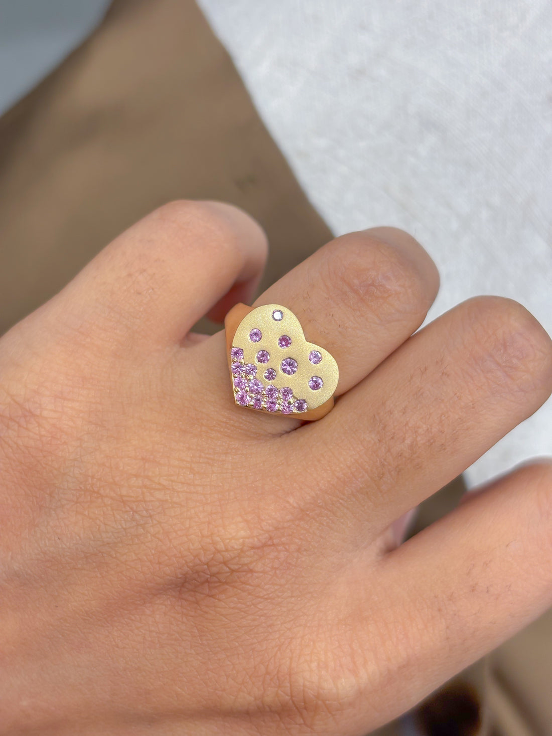 JPRG-4674/11489 Pink Sapphire Ring | 18K