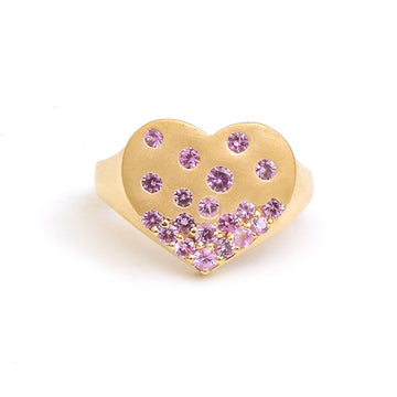 JPRG-4674/11489 Pink Sapphire Ring | 18K