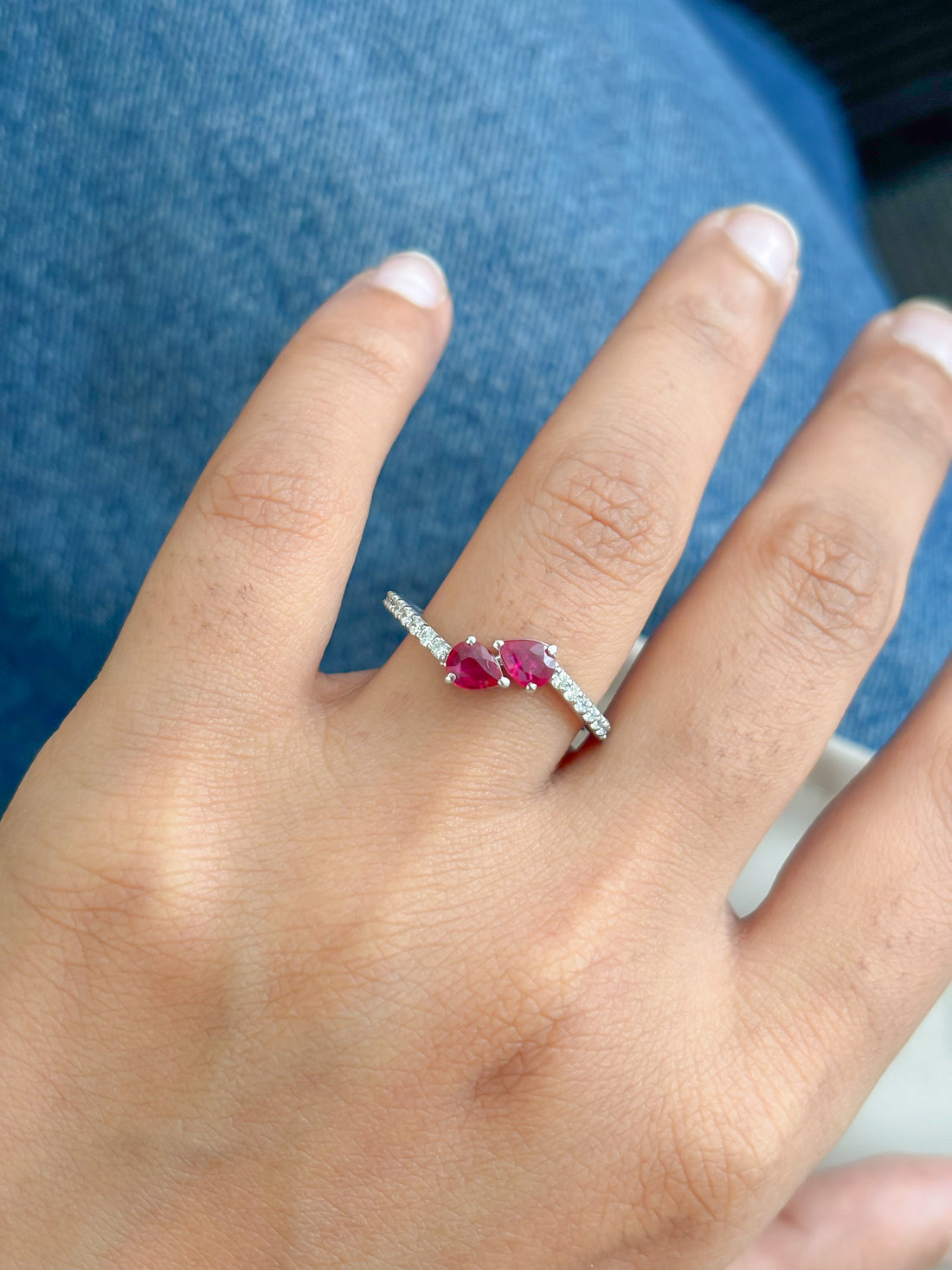 JPRG-4677/11513 Ruby Diamond Ring | 14K