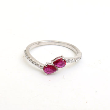 JPRG-4677/11513 Ruby Diamond Ring | 14K