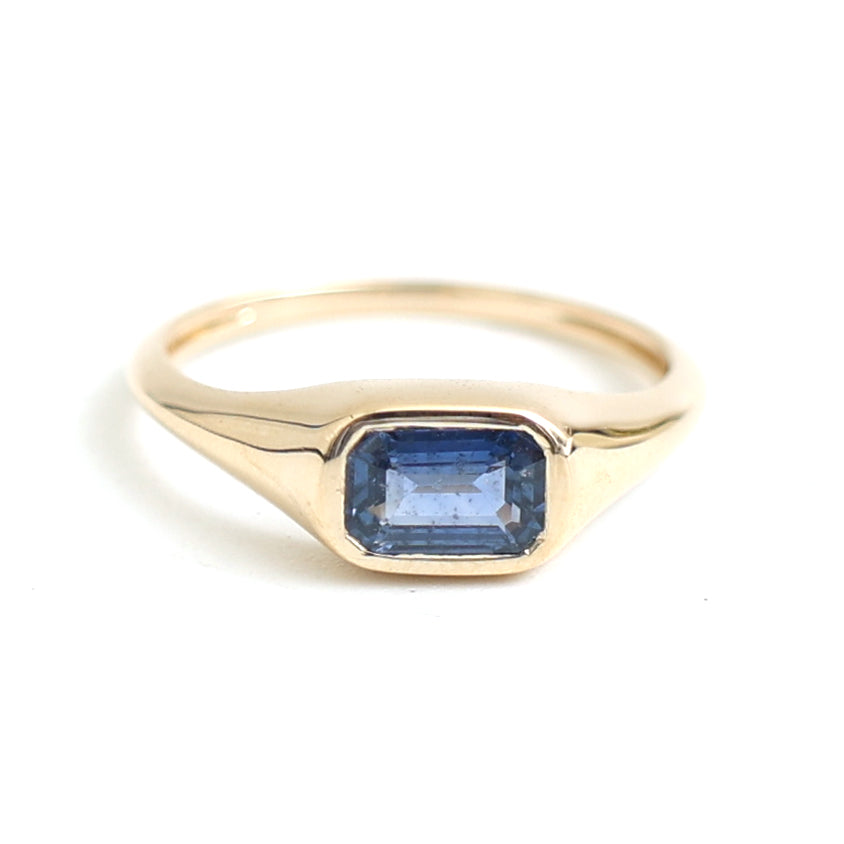 JPRG-4682/11519 Blue Sapphire Ring | 14K