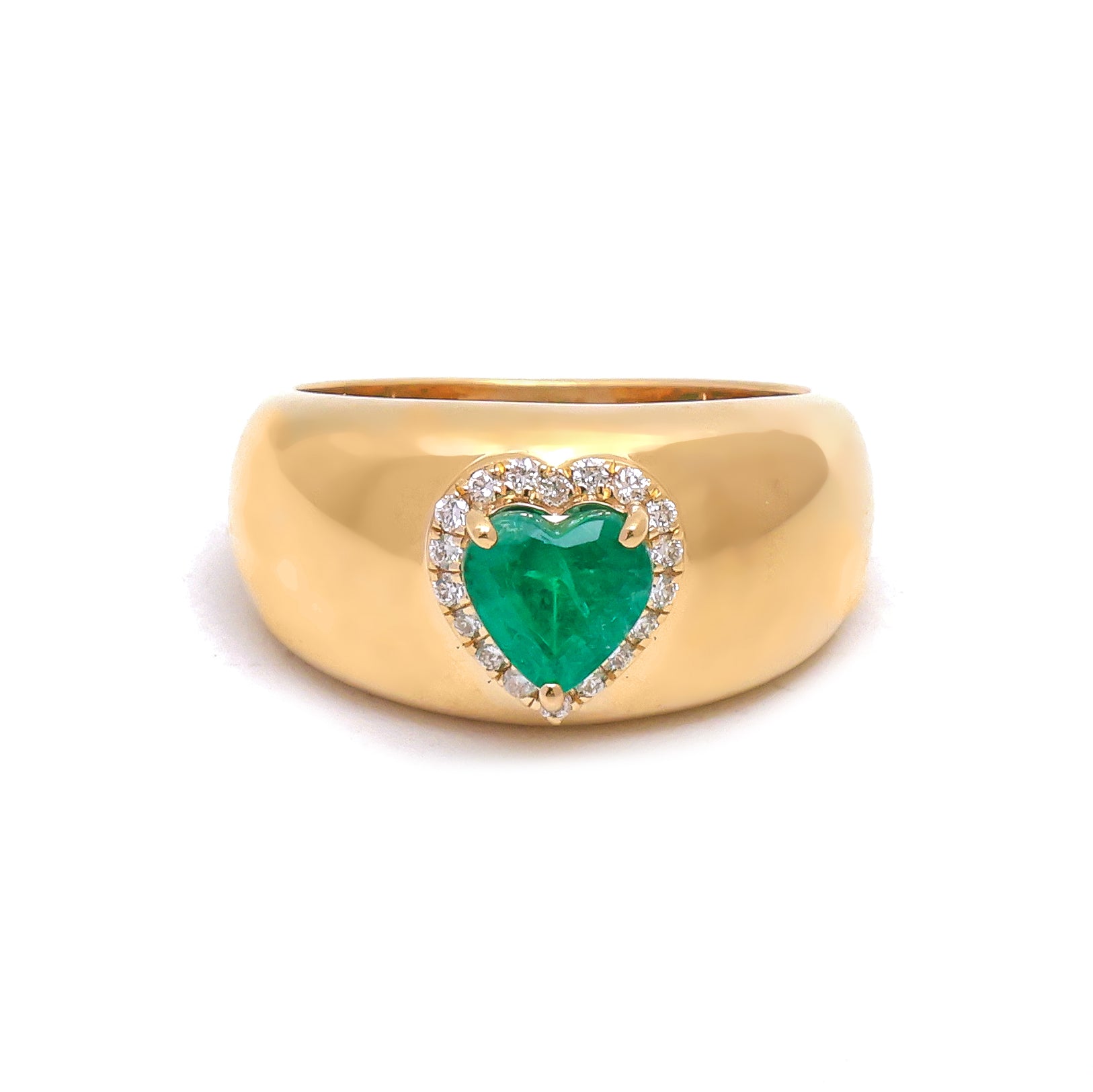 JPRG-4718/11558 Emerald Diamond Ring | 18K