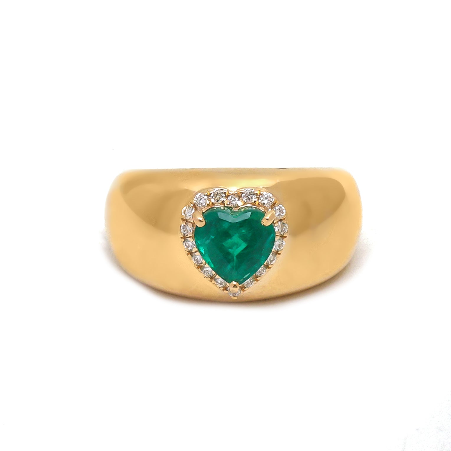 JPRG-4720/11560 Emerald Diamond Ring | 18K