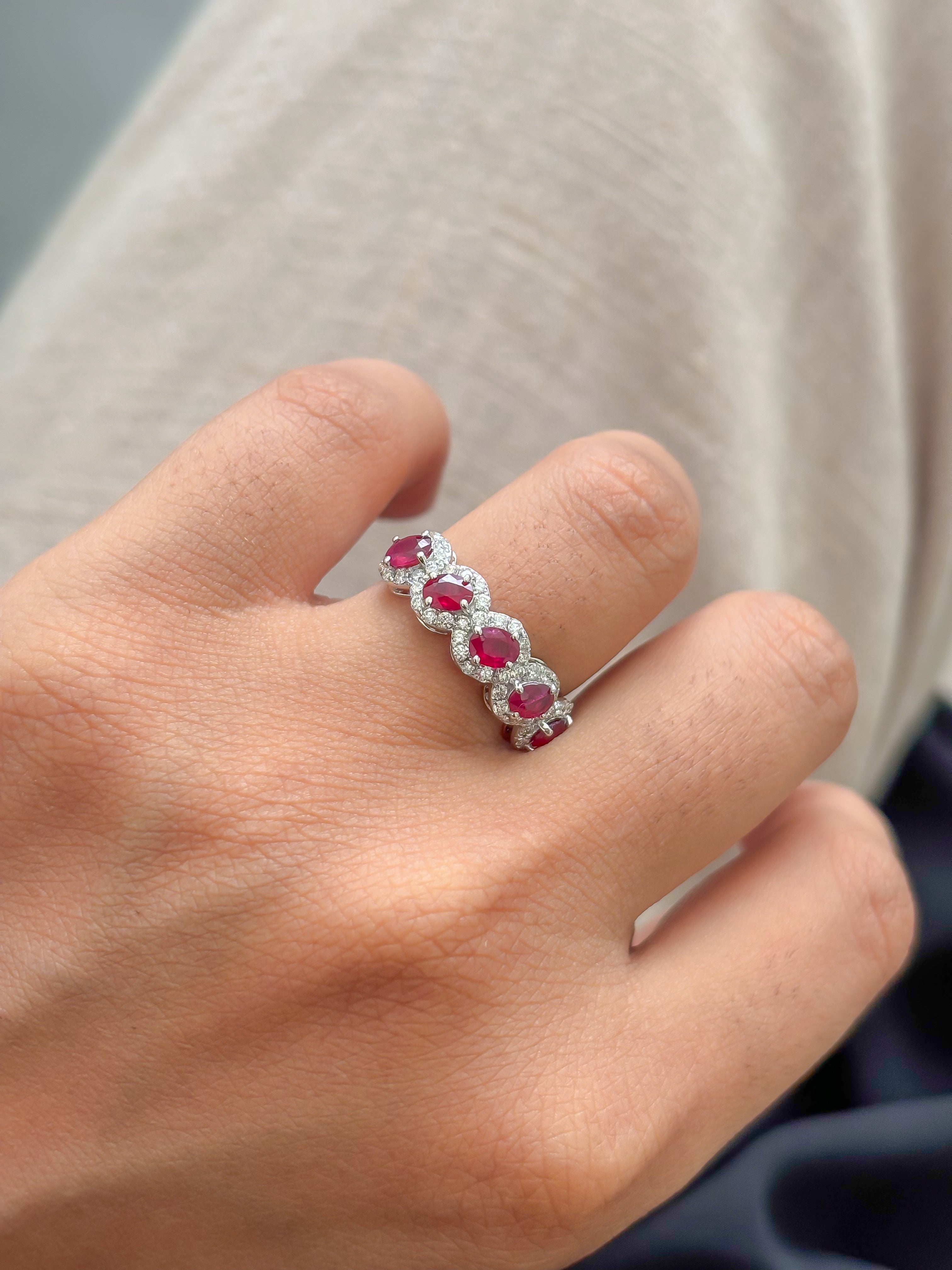 JPRG-4723/11563 Ruby Diamond Ring | 18K