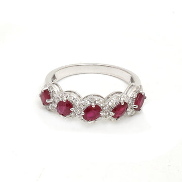 JPRG-4723/11563 Ruby Diamond Ring | 18K