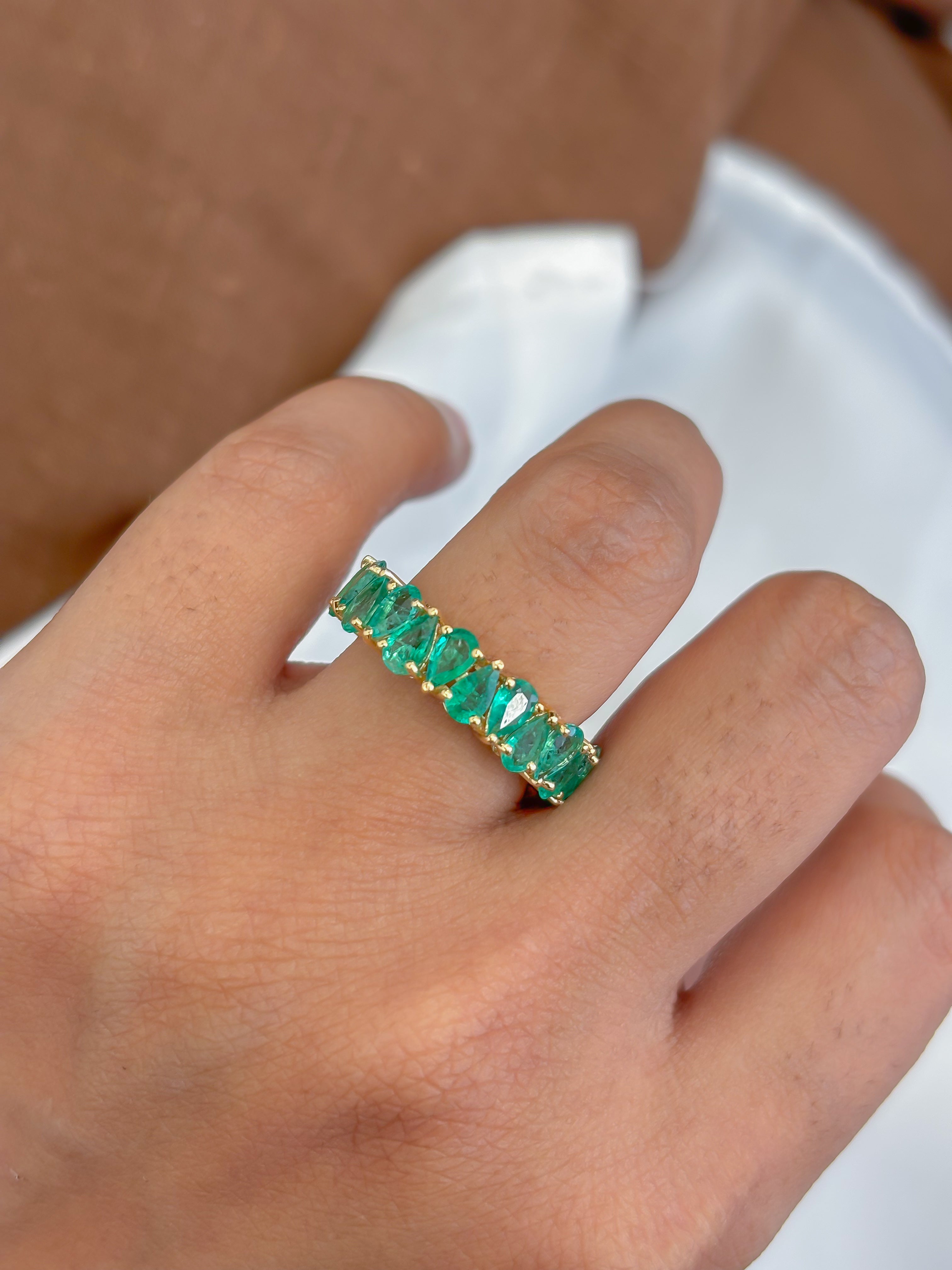 JPRG-4727/11594 Emerald Ring | 18K