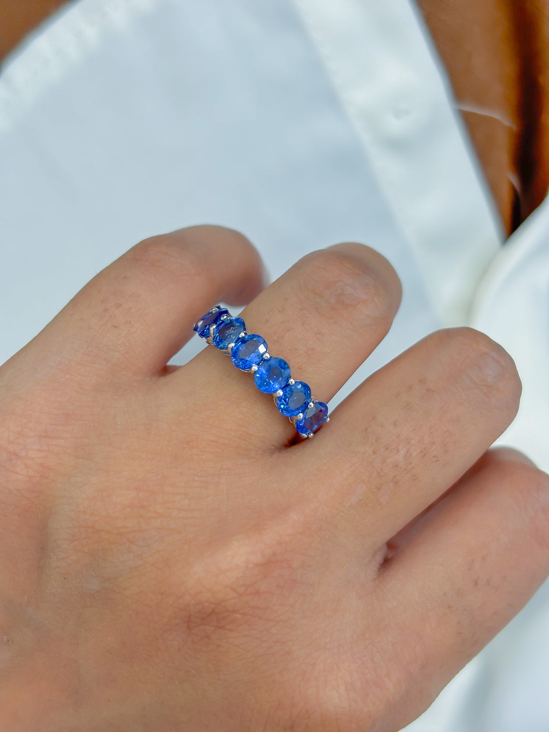 JPRG-4729/11596 Blue Sapphire Ring | 18K