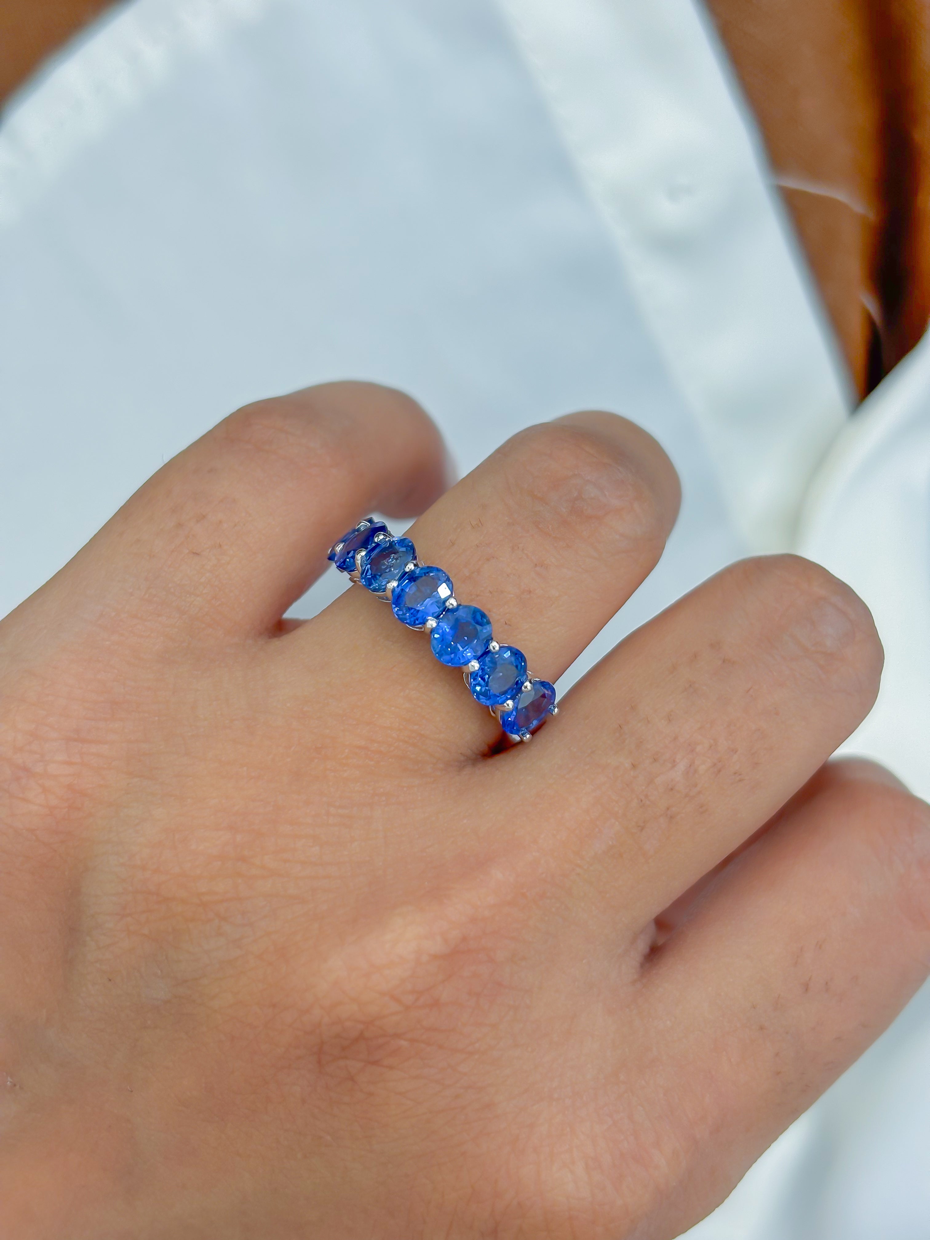 JPRG-4729/11596 Blue Sapphire Ring | 18K