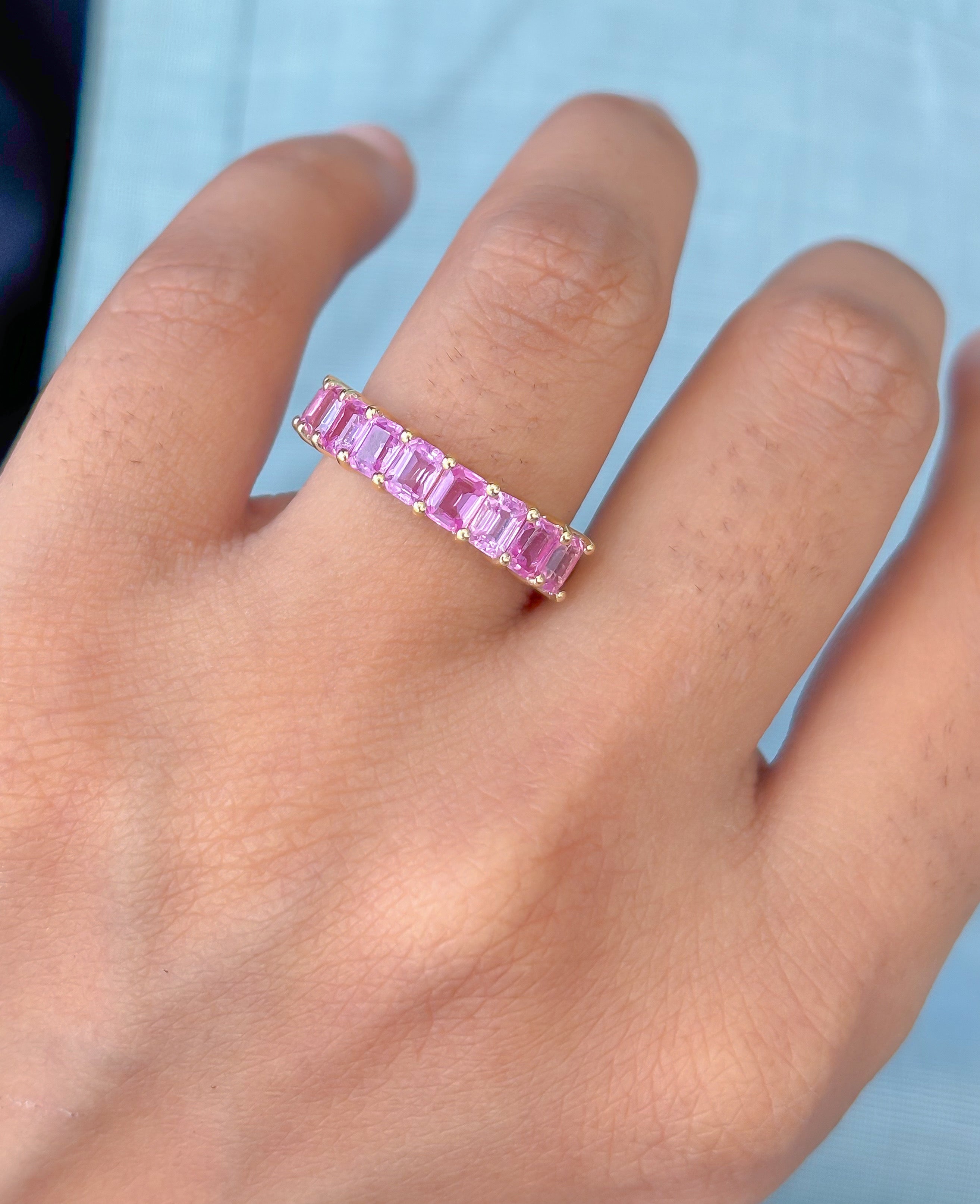 JPRG-4736/11622 Pink Sapphire Ring | 14K